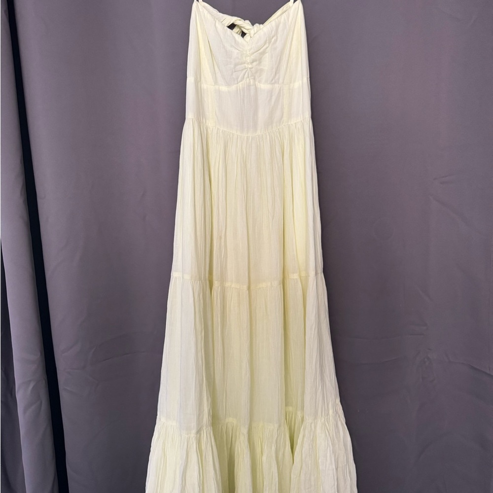 American Eagle Outfitters Yellow Maxi Dress
